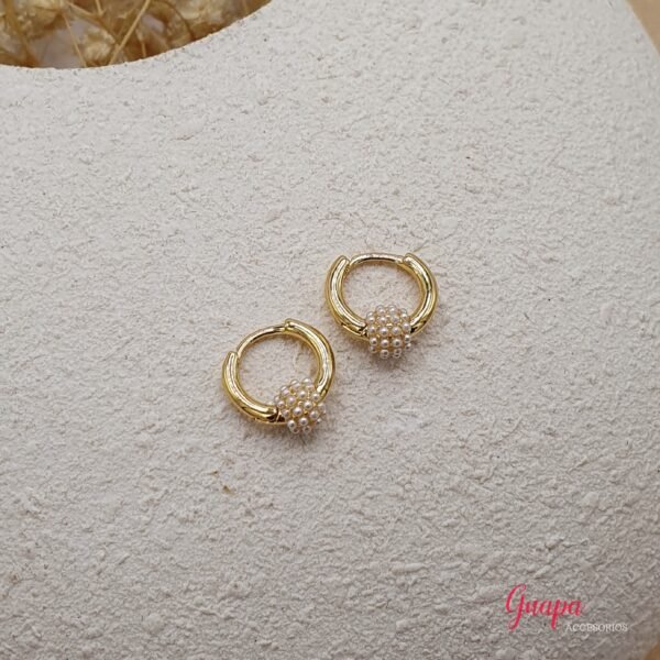 Photo_1764769486935 Argollas Mini con Perlitas