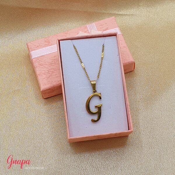 Cadena Acero Letra Inicial