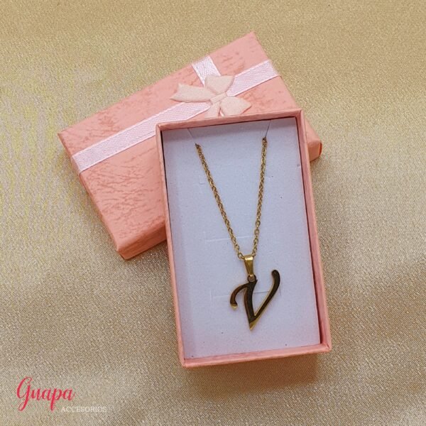 Cadena Acero Letra Inicial