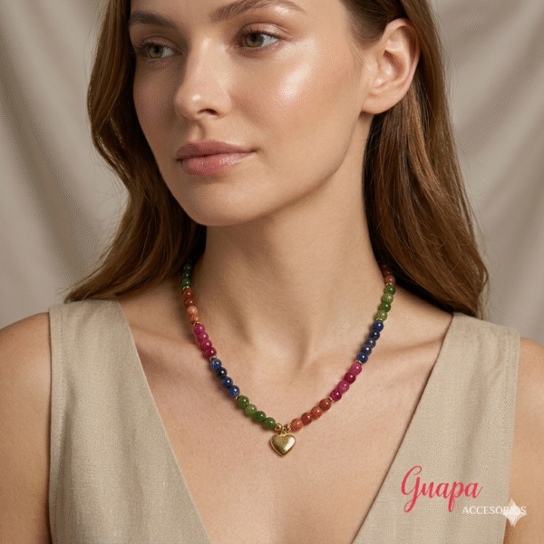 Juego Goldfilled & Piedra Natural