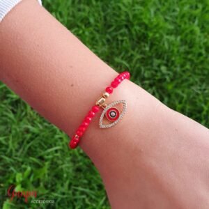 Manilla Goldfilled, Cristales & Ojo Turco