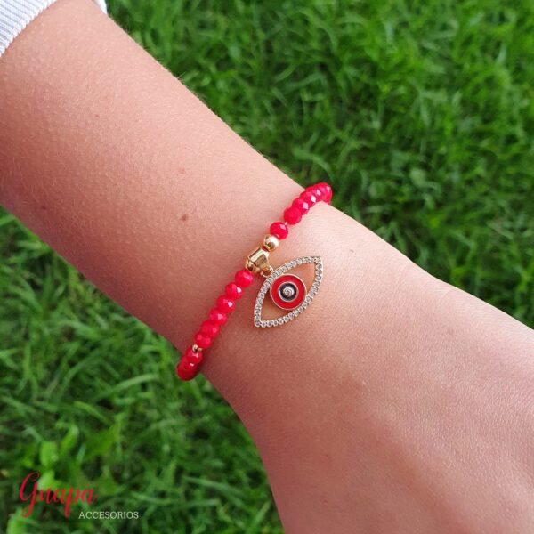 Manilla Goldfilled, Cristales & Ojo Turco