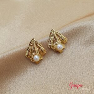 Aretes Acero & Perla