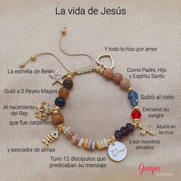Manilla Goldfilled La vida de Jesus