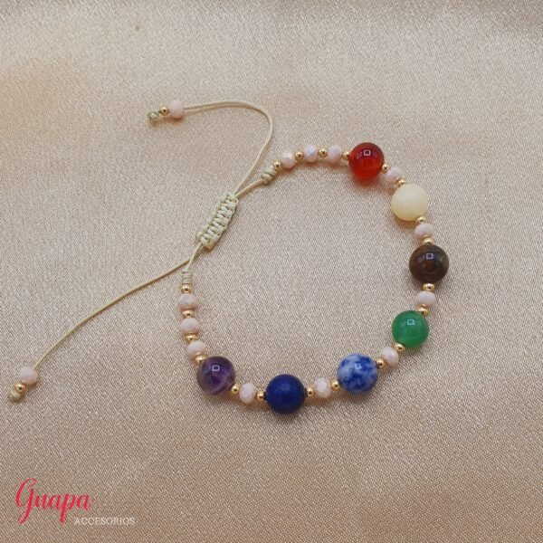 Manilla Goldfilled Energética 7 Chakras