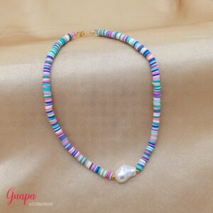 Collar Goldfilled & Rubber Beads