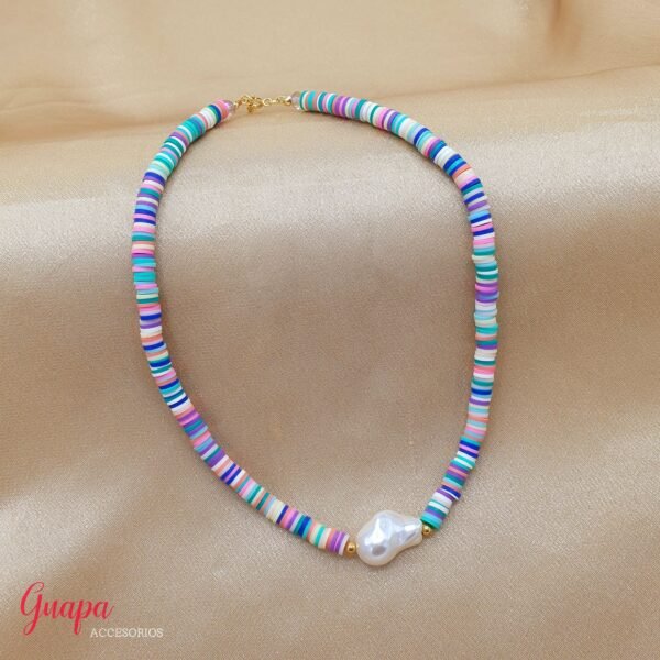 Collar Goldfilled & Rubber Beads