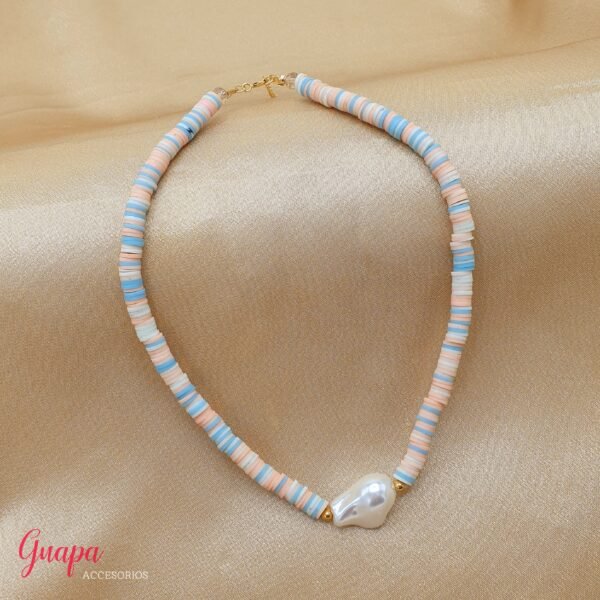 Collar Goldfilled & Rubber Beads