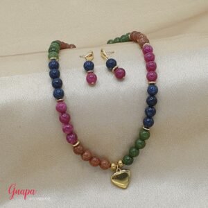 Juego Goldfilled & Piedra Natural