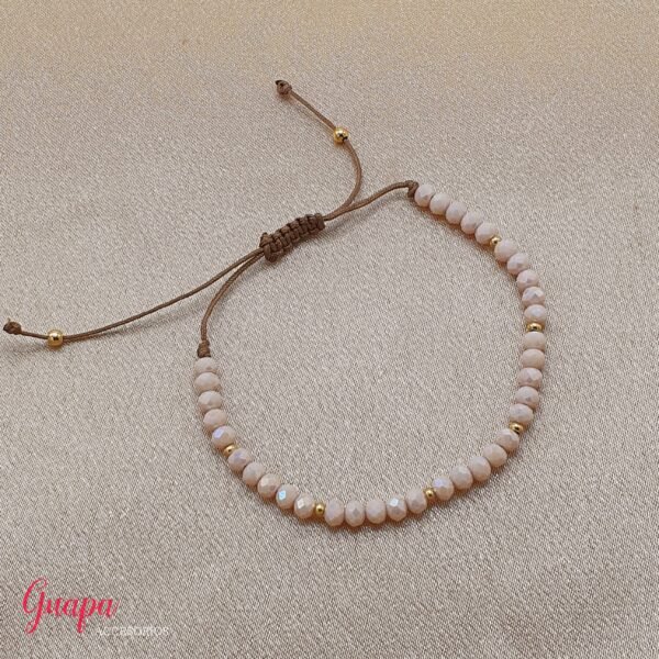 Manilla Goldfilled & Cristales Ajustable