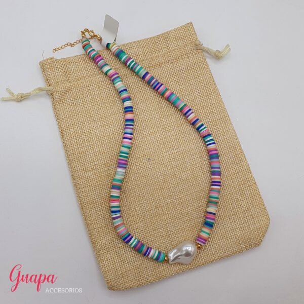 Collar Goldfilled & Rubber Beads