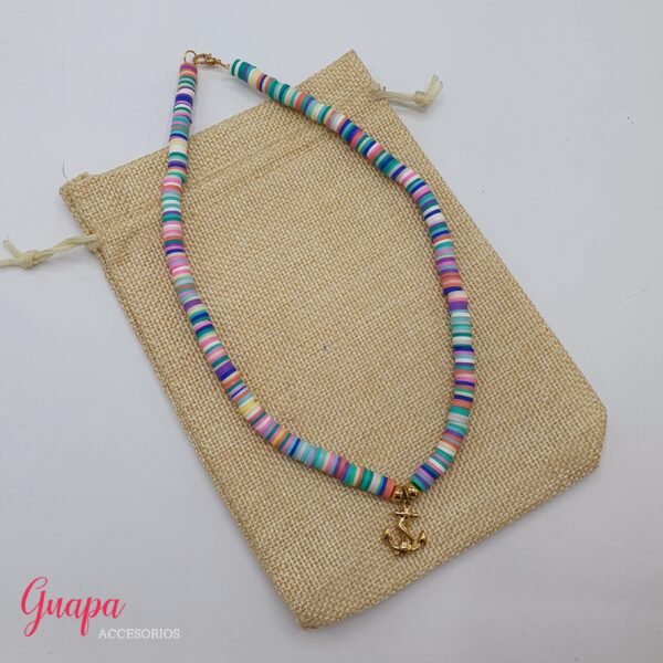Collar Rubber Beads Ancla