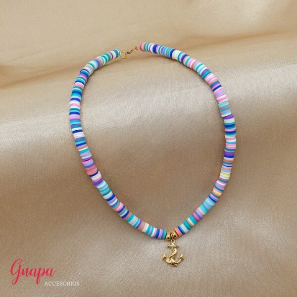 Collar Rubber Beads Ancla