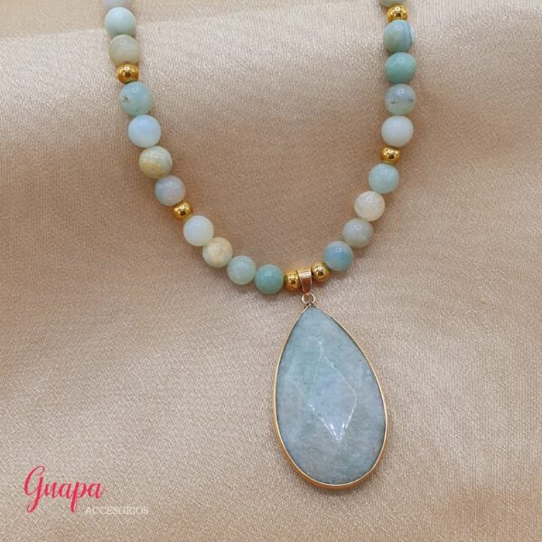 Juego Goldfilled Amazonita