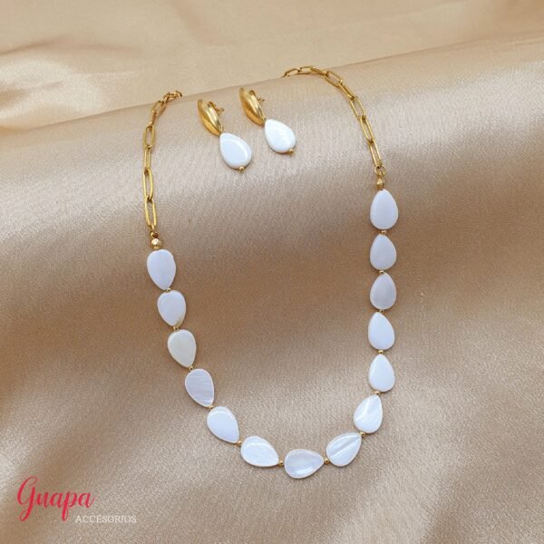 Juego Acero & Nácar