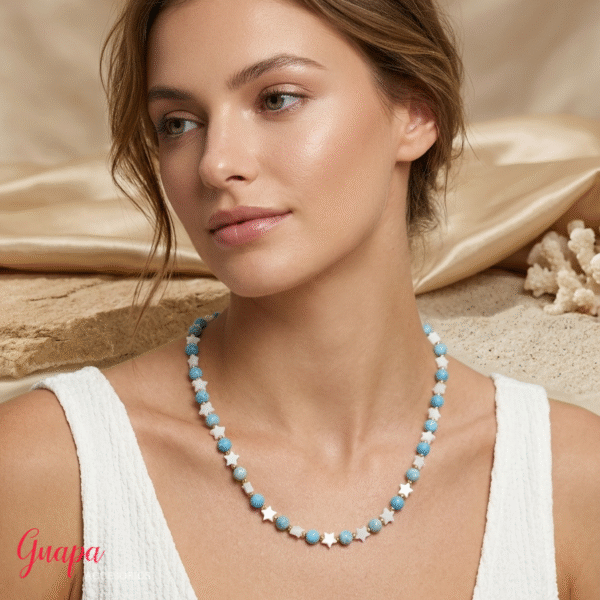 Collar Estrellitas Nácar