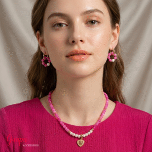 Juego Goldfilled Collar & Aretes