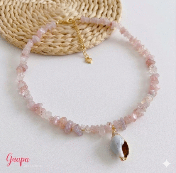 Collar Goldfilled & Piedra Cortada