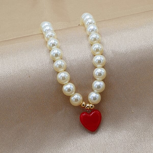 Collar Perlas Fantasía & Corazón