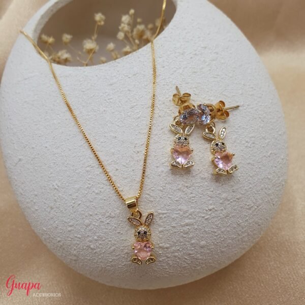 Juego Goldfilled Conejito