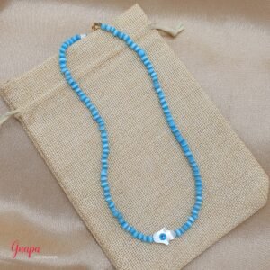 Collar Protección Mano de Fátima & Ojo Turco