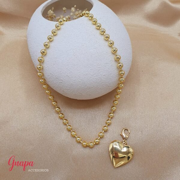 Collar Goldfilled con Corazón Relicario