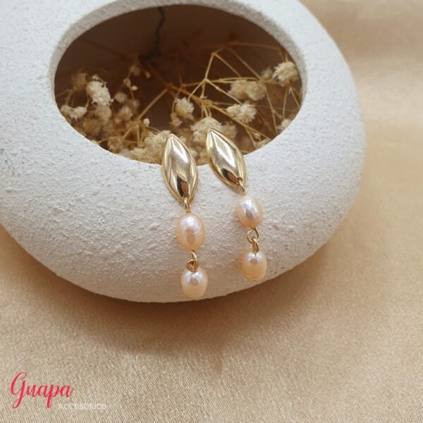 Juego Goldfilled & Perlas de Río