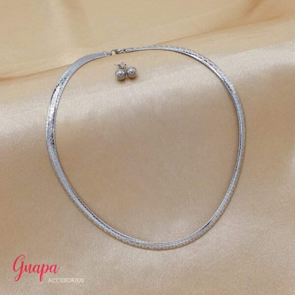 Juego Gargantilla Acero