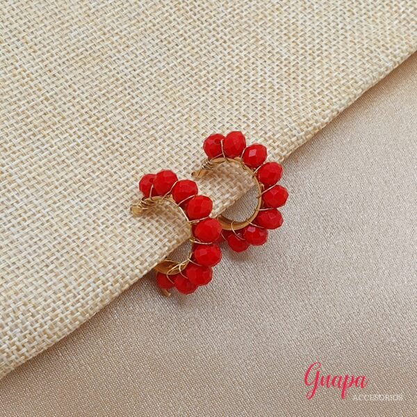 Argollas Goldfilled Tejidas