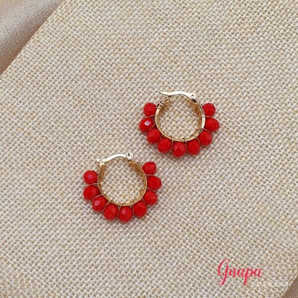 Argollas Goldfilled Tejidas