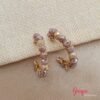 Argollas Goldfilled Tejidas