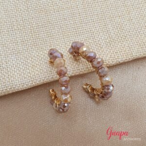 Argollas Goldfilled Tejidas