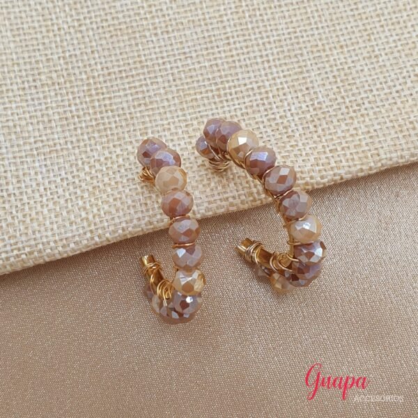 Argollas Goldfilled Tejidas