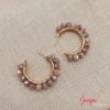 Argollas Goldfilled Tejidas