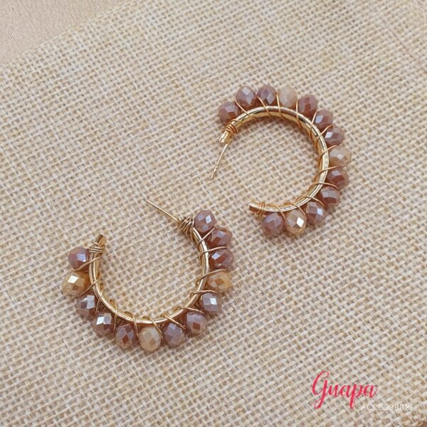 Argollas Goldfilled Tejidas