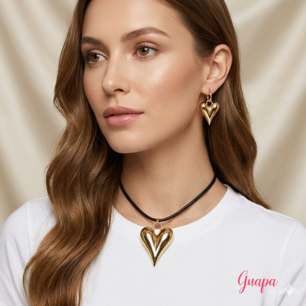 Juego Goldfilled Corazón