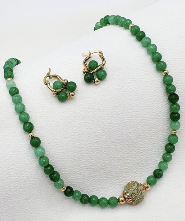 Juego Goldfilled Collar & Aretes