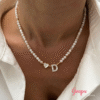Collar Nácar con Inicial
