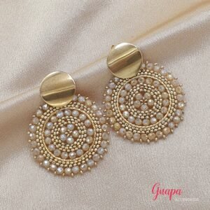 Aretes Acero Tejidos