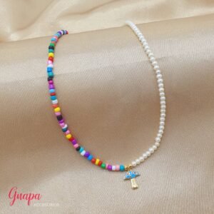 Photo_1779979093054 Collar Perlas Multicolor & Hongo