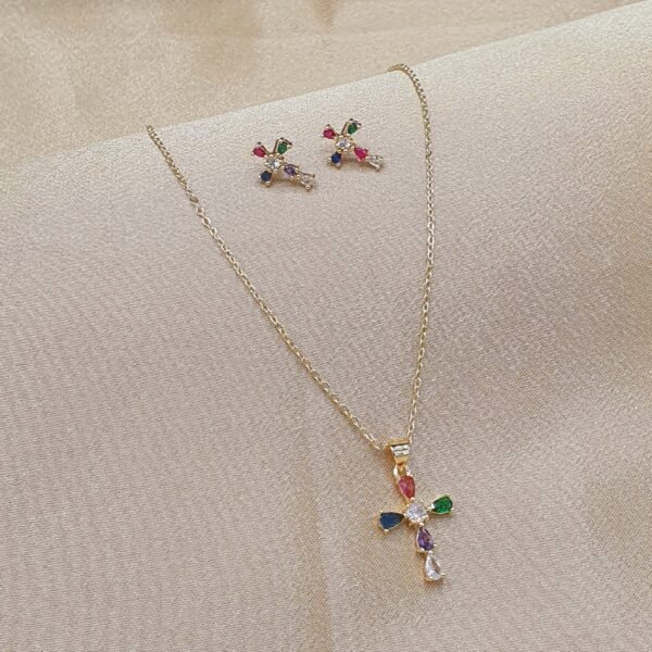 Juego Goldfilled Cruz
