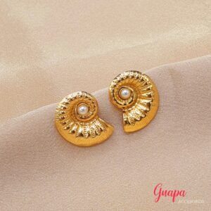 Aretes Acero Caracol