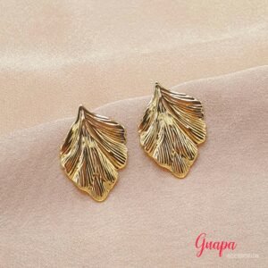 Aretes Acero Hojita