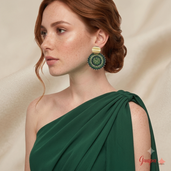 Aretes Acero Tejidos