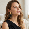 Aretes Acero Tejidos