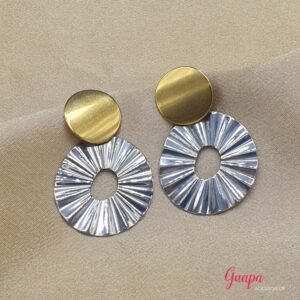 Aretes Acero Gold & Silver