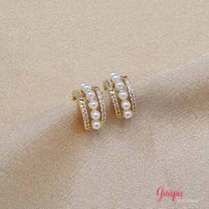 Earcuff Goldfilled & Perlitas