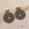 Aretes Acero Tejidos