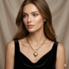 Collar Goldfilled Eslabones & Relicario Corazón