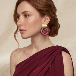 Aretes Acero Tejidos